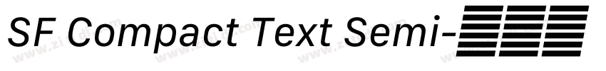 SF Compact Text Semi字体转换